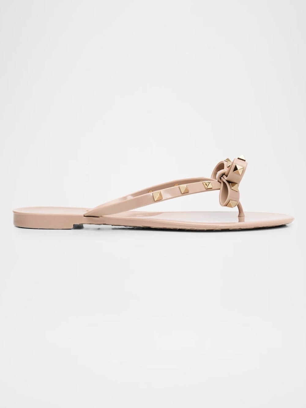 Valentino Jelly PVC Rockstud Sandal -Pink- Size 7